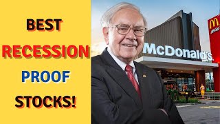 WARREN BUFFETT WAS RIGHT BUY THESE RECESSION PROOF STOCKS NOW [upl. by Mcintyre45]