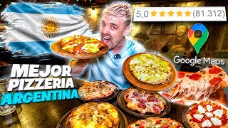 LA MEJOR PIZZERÍA de ARGENTINA ES UNA LOCURA 🍕PROBANDO PIZZA ARGENTINA POR PRIMERA VEZ 🇦🇷 [upl. by Thurston232]