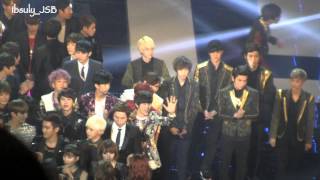 121228 KBS가요대축제 Ending B1A4 [upl. by Allekram]