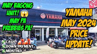 Yamaha Motorcycle May 2024 Price Update All Units Cash Down Monthly Langga Gail [upl. by Gnouhp]