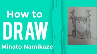 Minato Namikaze drawing for beginners [upl. by Dahl]