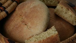 Pain à la Semoule de Blé  Wheat Semolina Bread  خبز بطريقة سهلة وبسيطة [upl. by Katya]