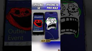 Iphone SE Iphone 16 Pro Max ⚡ Speed Test 😲 You Wont Believe This shorts viralvideo [upl. by Mcgrath]