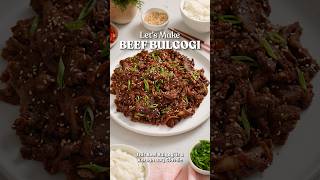 Homemade Beef Bulgogi EASY 🤤 [upl. by Nemad]