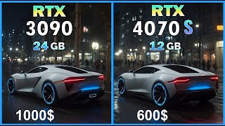 RTX 3090 vs RTX 4070 SUPER  quick comparison in 50 games at 4K max settings [upl. by Nivrae968]