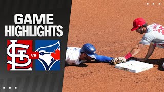 Cardinals vs Blue Jays Game Highlights 91524  MLB Highlights [upl. by Aehc]