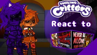 Smiling Critters react to fnaf songs Gacha x poppy playtime APAngryPiggy enjoy [upl. by Rick]