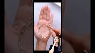 Bracelet Hack  Putting on a Bracelet Life Hack ❤️❤️ youtubeshorts lifehacks experiment love [upl. by Robbert]