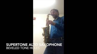 Supertone Alto Saxophone Test Flight [upl. by Nessy]