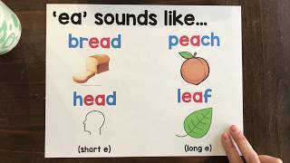 Phonics Lesson ea [upl. by Karissa926]