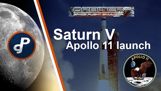 Saturn V Apollo 11 Launch  An Orbiter movie [upl. by Gavrila]