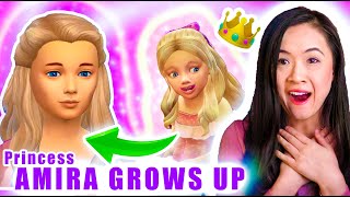 PRINCESS AMIRA GROWS UP  The Sims 4 The Royal Family  Part 46 [upl. by Geddes]