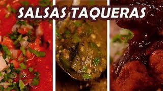 SALSAS para TACOS PERFECTOS 31  TOQUE Y SAZÓN [upl. by Nnaegroeg]