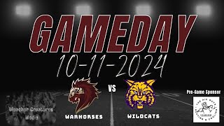 Devine Warhorses Vs Carrizo Spring Wildcats 101124 [upl. by Acherman]