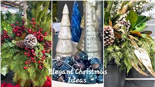 Beautiful Christmas Decorating Ideas Elegant Natural Planter Pot Ideas [upl. by Inanuah]