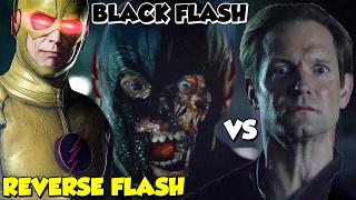 Reverse Flash Vs Black Flash The Flash amp Dcs Legends of Tomorrow [upl. by Kenway]