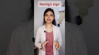 PART 2 Kernigs sign  physiotherapy yt ytshortsindia youtubeshorts youtube yiutubeshort [upl. by Roman]