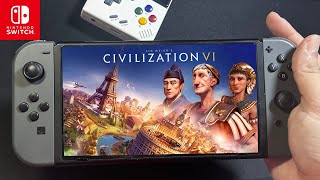 Sid Meiers Civilization VI Nintendo Switch Gameplay [upl. by Ynnel]