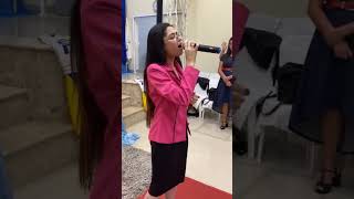 Olharei Para O Alto  Midian Lima cover cover coversong louvor gospel [upl. by Nevar]