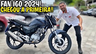 ENCONTREI A NOVA FAN 2024 A Primeira da Concessionária 😍Honda Fan 160 2024  Review em 4K 60 FPS [upl. by Ttcos]