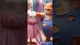 Poor Dads gift to kitty cat kitten aiimages aiart youtubeshorts shortsfeed kids [upl. by Carlene]