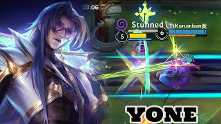 Wild Rift Yone  Top 3 Yone Gameplay Rank Grandmaster [upl. by Saile]