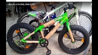 Big Boy Bicycle 🚲 for Kids Wide Tyres [upl. by Ettelimay]