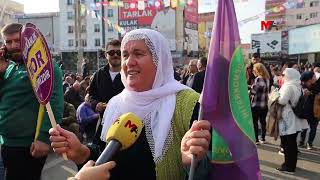 ‘DEMOKRASİ VE ÖZGÜRLÜK’ MİTİNGİNE KATILANLAR MUHATAP ÖCALAN’DIR [upl. by Catima]