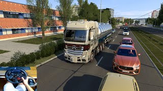 Realistic Oil delivered from Romania to Moldova with head tracker  Euro Truck Simulator 2 [upl. by Nytsirc]