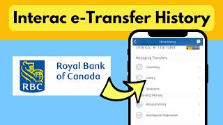 View Interac eTransfer History RBC App  See Sent eTransfers RBC  Find Payment History RBC App [upl. by Orola]