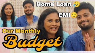 Our Monthly Expenses  Budget video  Home Loan Amount 😥 Bharya Vlogs [upl. by Ahsinrac326]