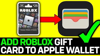 How To Add Roblox Gift Card To Apple Wallet 2024 [upl. by Yendirb]