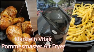 Klarstein Vitair Pommesmaster Air Fryer unbox amp quick Test  Heißluftfritteuse [upl. by Faubion]