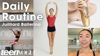 A Ballerina Students Daily Routine 1 Week Before a Juilliard Show  Teen Vogue [upl. by Lledniuq]