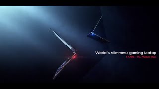 Worlds Slimmest Gaming Laptop  Zephyrus S  ROG [upl. by Sakul175]