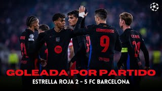 EN ZONA DE OCTAVOS  CHAMPIONS LEAGUE  J4  FL  ESTRELLA ROJA  BARCELONA  202425  MI OPINIÓN [upl. by Bithia]