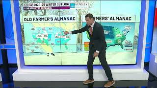 August 28  Old Farmers Almanac 202425 winter outlook released [upl. by Reginauld]