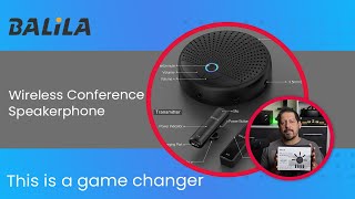 Balila Wireless Conference Speakerphone  This is a game changer [upl. by Eillime]