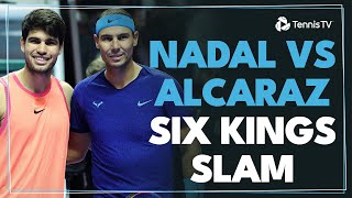 Rafael Nadal vs Carlos Alcaraz Highlights  Six Kings Slam 2024 [upl. by Aicilla]