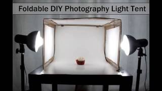 How To Build A Photo Light Box quot DIY Photography Light Tent quot For Less Than 9 [upl. by Aihsikal752]