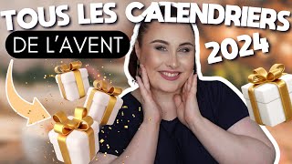 TOUS LES CALENDRIERS DE LAVENT BEAUTE 2024 [upl. by Goto]