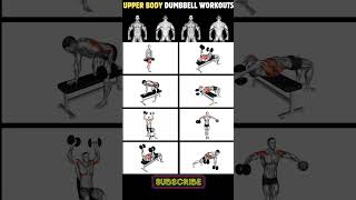 8 MustTry Upper Body Dumbbell Workouts For Strength amp Size workout upperbodyworkout [upl. by Azilef542]