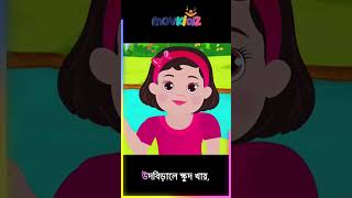 উদ বিড়ালে খুদ খায়  Ud birale khud khaye banglacartoon youtubeshorts movkidz [upl. by Arin]