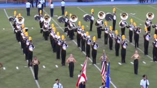 Buchholz High School Band playing the National Anthem September 14 2012 [upl. by Loss]