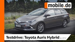 Toyota Auris Hybrid ab 2012  mobilede TestDrive [upl. by Yasibit]