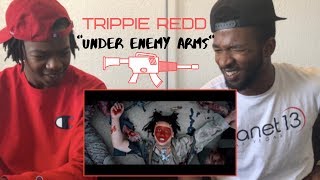 Trippie Redd  quotUnder Enemy Armsquot REACTION [upl. by Ylesara]