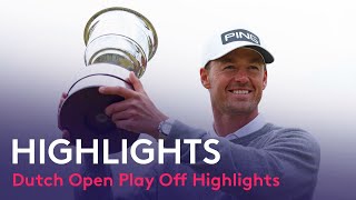 Victor Perez Beats Ryan Fox in Four Hole PlayOff  2022 Dutch Open [upl. by Heathcote542]