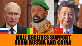 Mali receives Military support from Russia and China [upl. by Penni253]