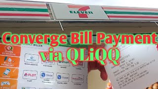 How to pay Converge bill via QLiQQ 711  DxV [upl. by Nayrb]