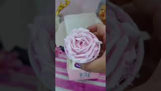 Strawberry Rose Cupcake 🌹 Pink Cupcake [upl. by O'Callaghan]